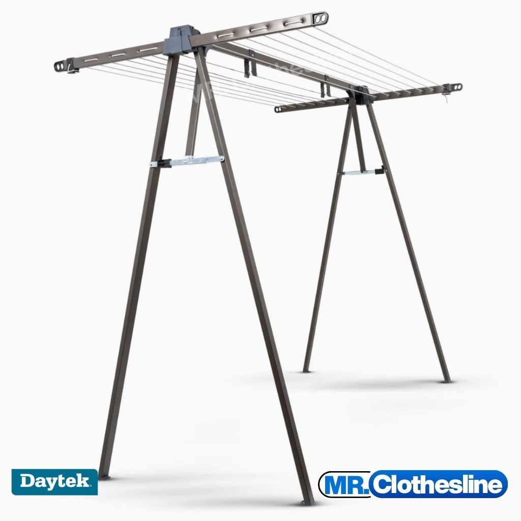 Daytek A Frame Portable Clothesline white background.