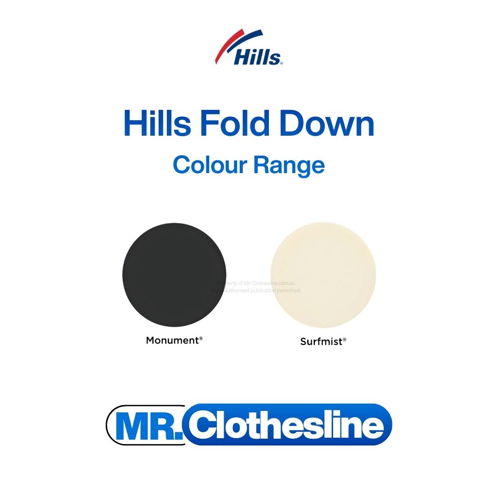 Hills Long Fold Down Clothesline | 3.6m Wide | Mr Clothesline