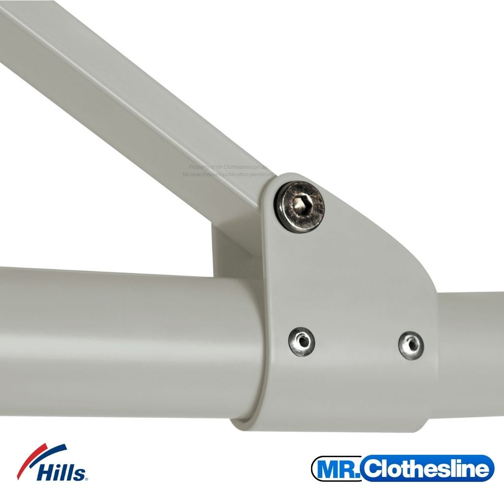 Hills Folding Rotary 7-Line Clothesline arm.