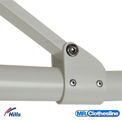 Hills Folding Rotary 7-Line Clothesline arm.
