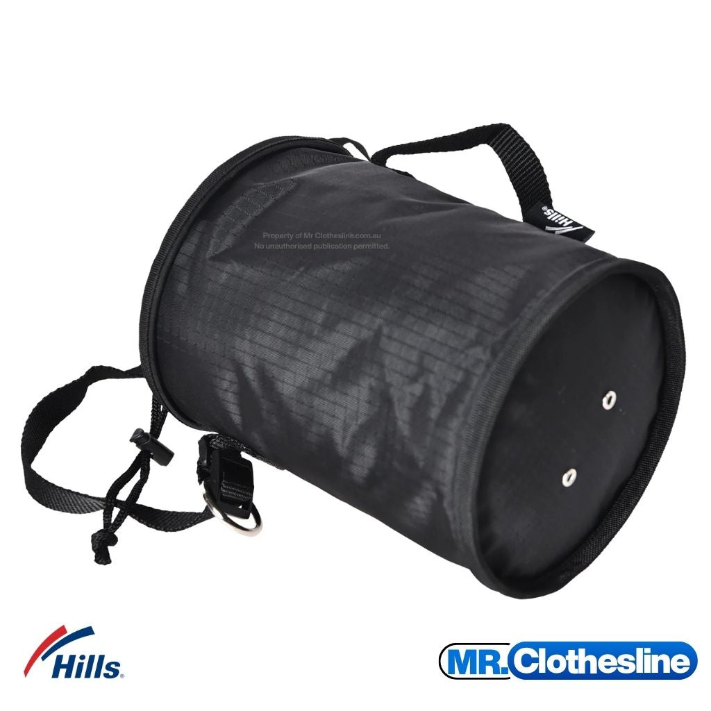 Hills Peg bag showing two drainage holes.
